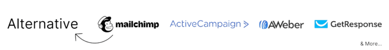Mailchimp-Aweber=Getresponse-alternative